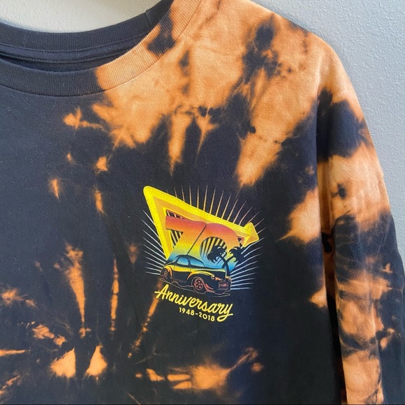 In-N-Out Burger Cropped Bleach Dyed 70th Anniversary 2018 Tee XXL - Picture 2 of 9